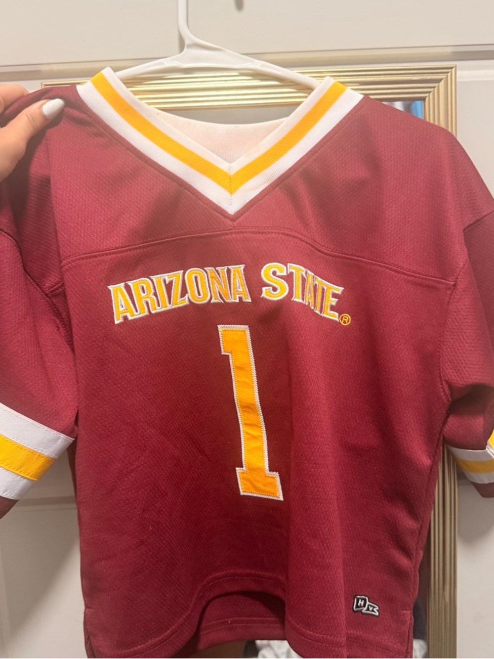 Arizona State Women's Maroon & Gold Jersey - Size Small